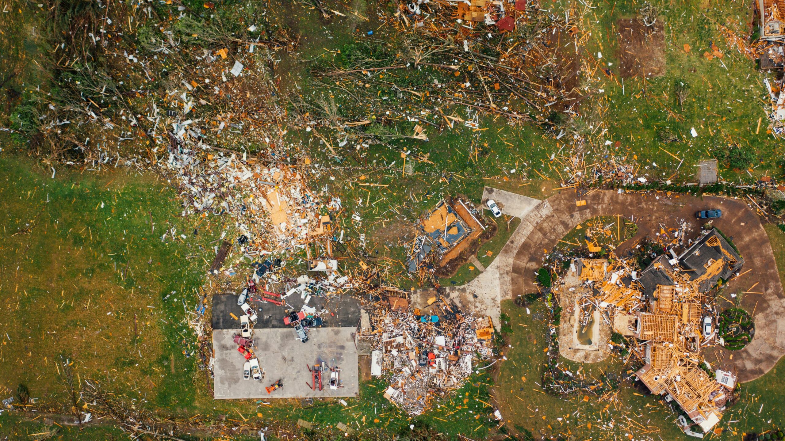 Tornado Damage House